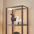 FENLO Fantasy Plus - Wide Glass Display Shelves with Dimmable LED Lights